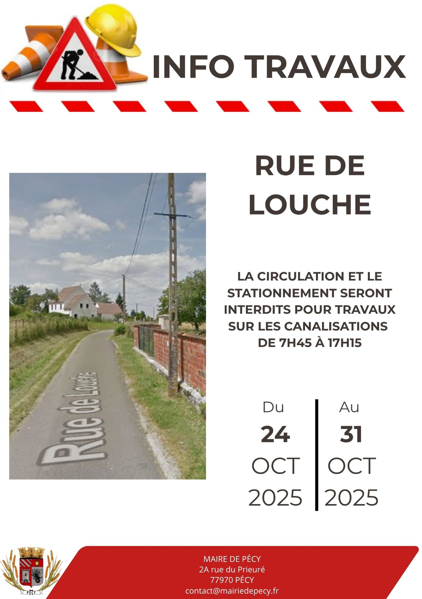 TRAVAUX RUE DE LOUCHE